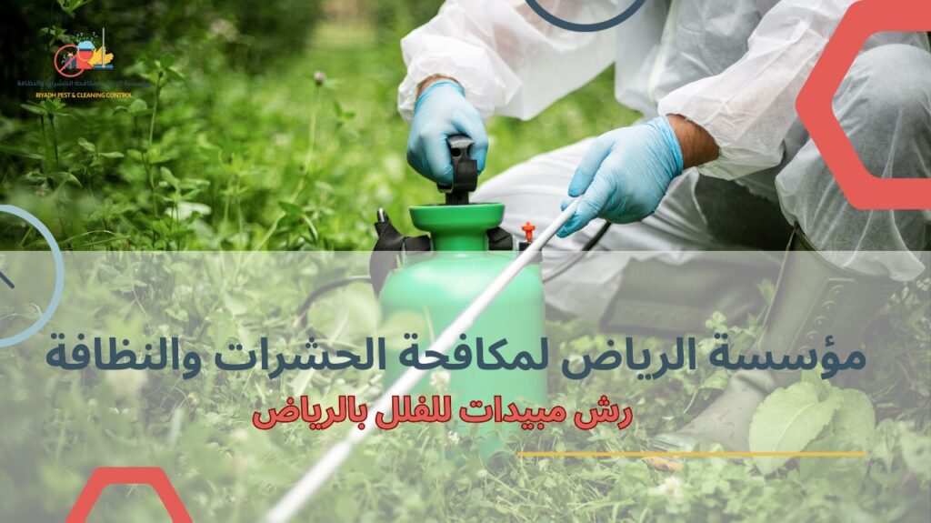 خطوات رش مبيدات للفلل بالرياض
