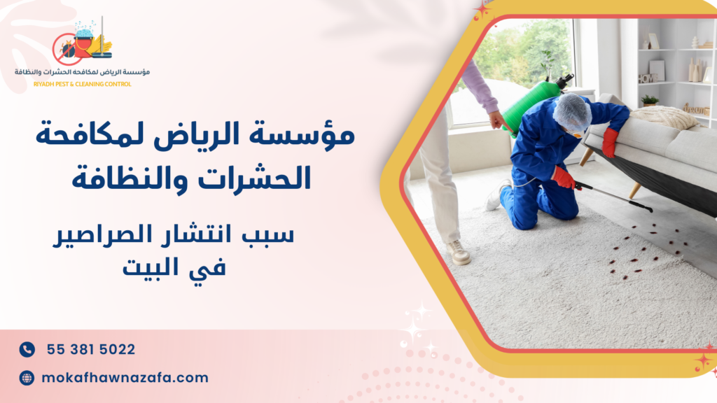 سيناريوهات انتشار الصراصير في البيوت