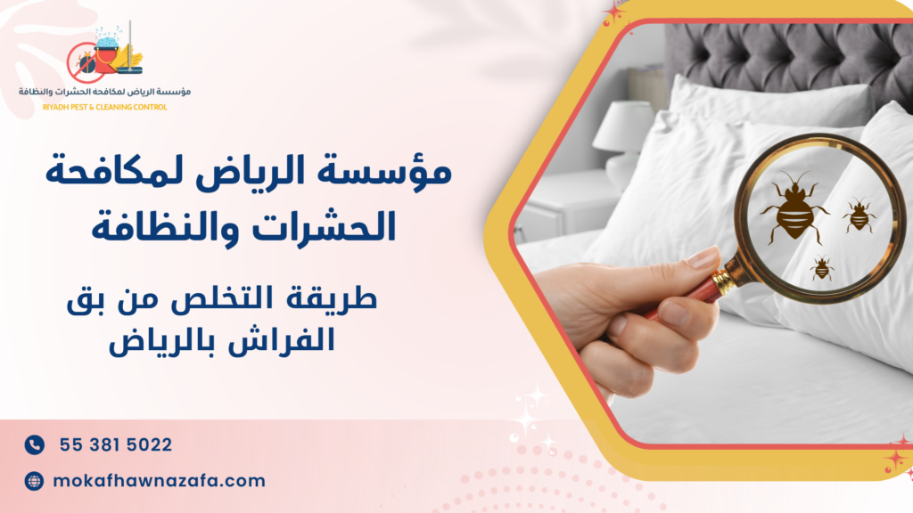 طريقة التخلص من بق الفراش بالرياض