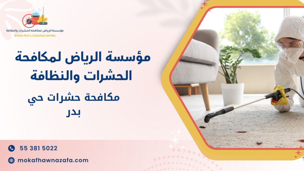 لماذا تعاني المنازل من الحشرات في حي بدر